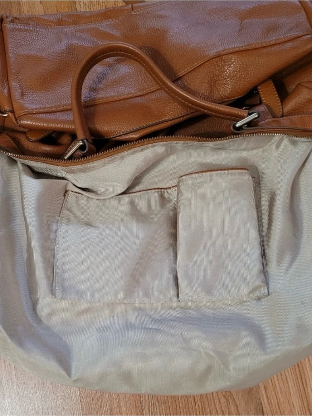 Ora Delphine Adele leather Satchel with Gold Hardware
